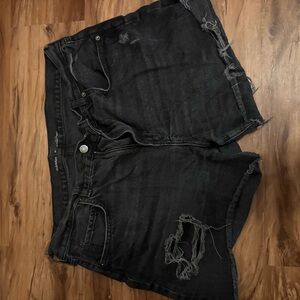 Old Navy Black Denim Shorts